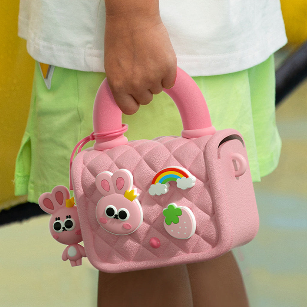 Cute Cartoon Kids Handbag – Rainbow Style Silicone Shoulder Bag for Girls