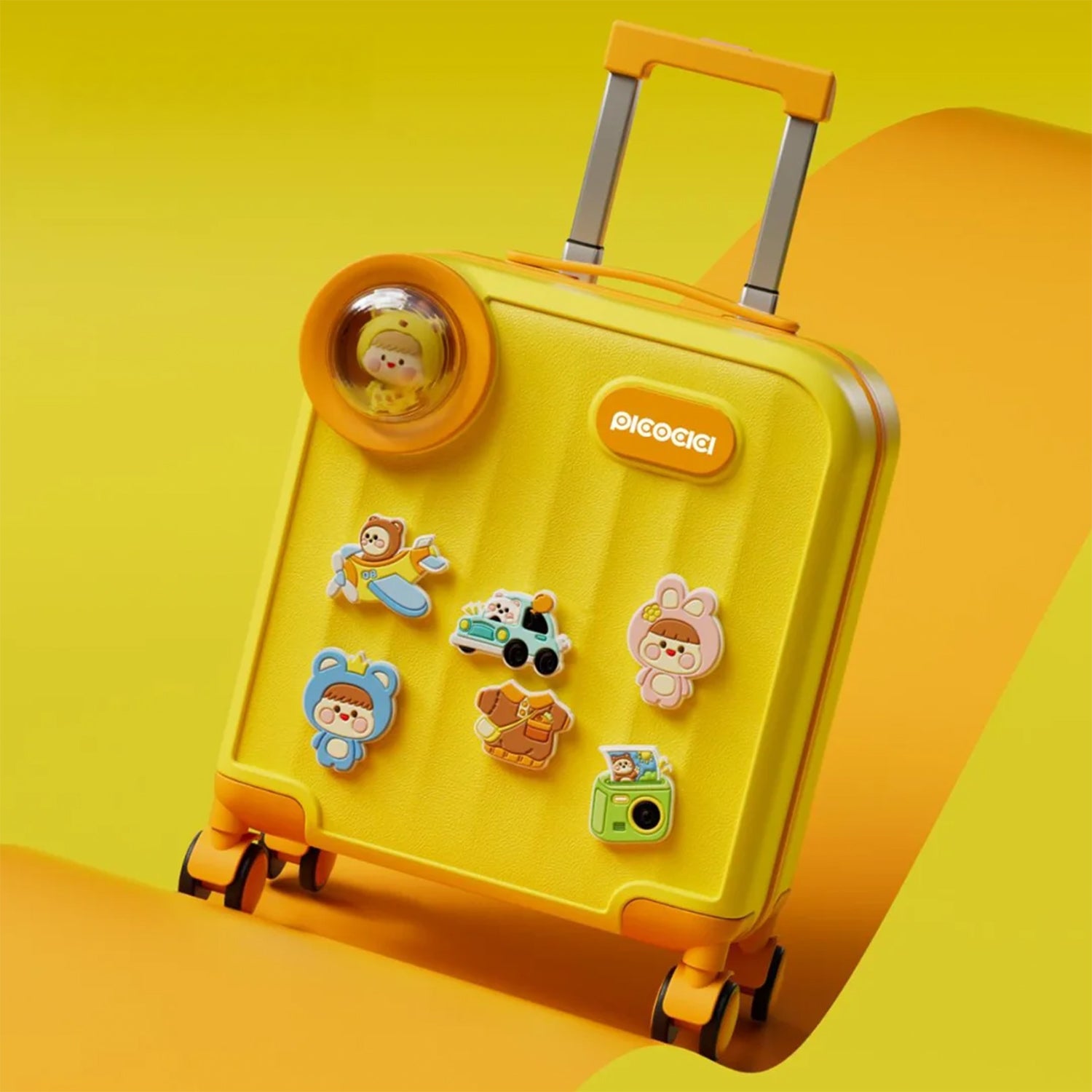 Kawaii Kids Rolling Suitcase | Fun Travel Luggage for Toddlers & Children