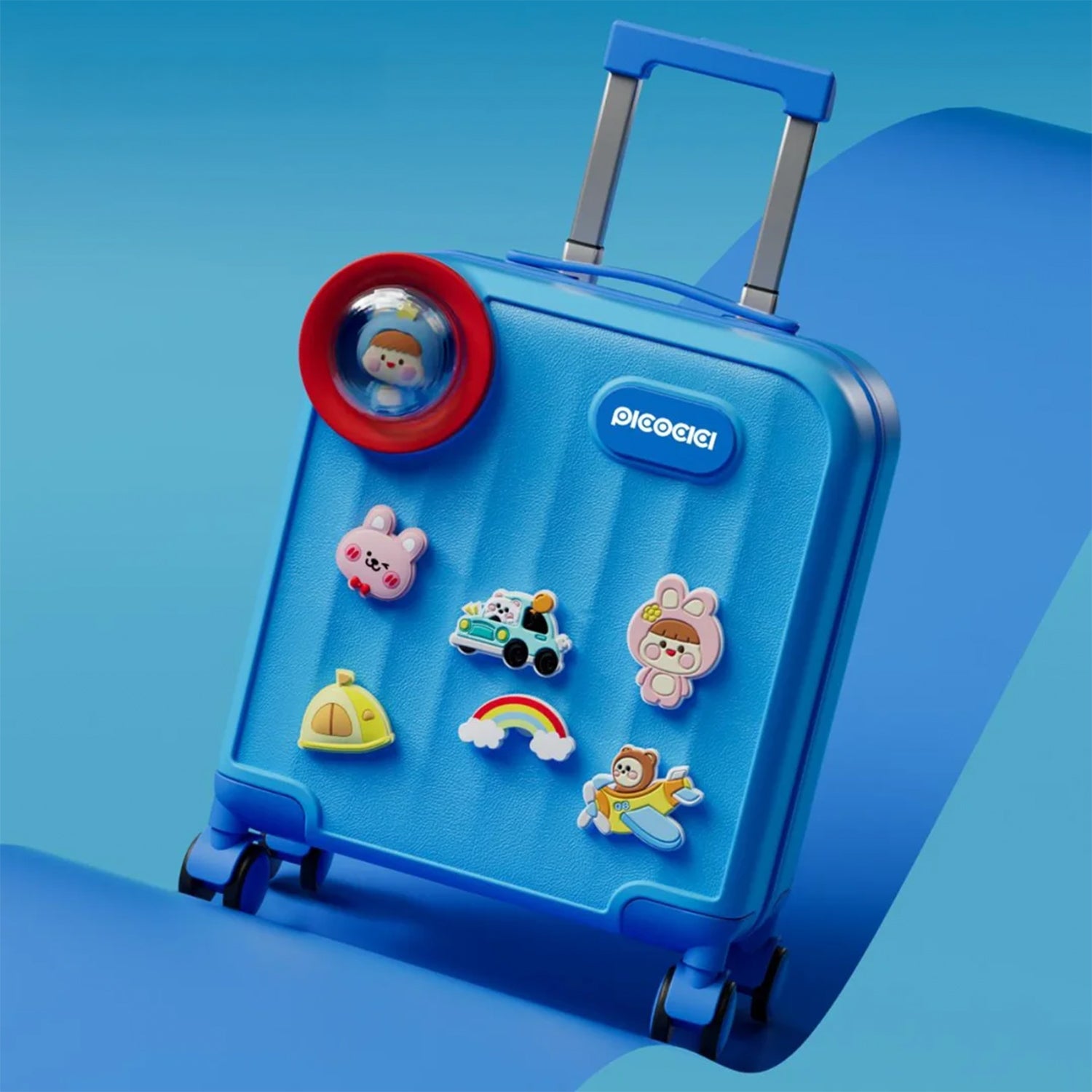 Kawaii Kids Rolling Suitcase | Fun Travel Luggage for Toddlers & Children