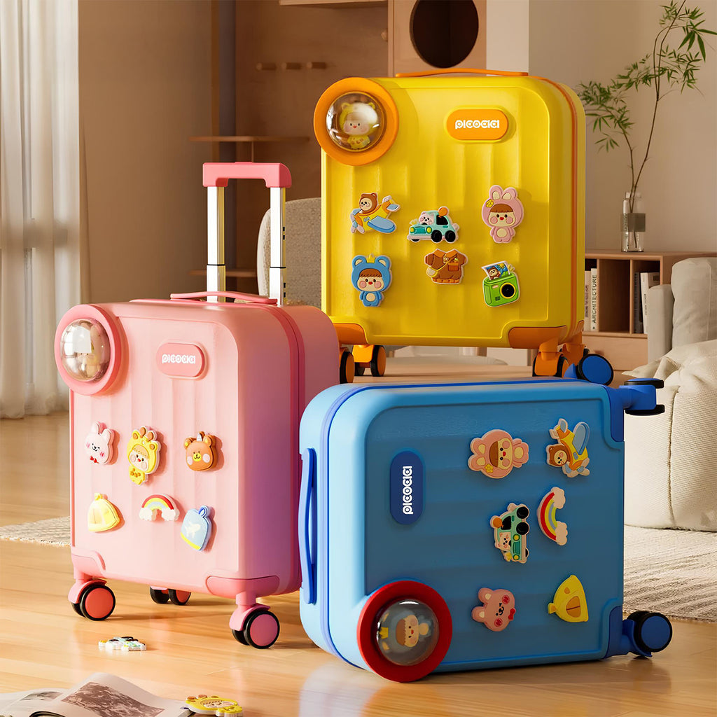 Kawaii Kids Rolling Suitcase | Fun Travel Luggage for Toddlers & Children