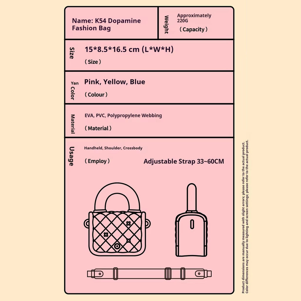 Cute Cartoon Kids Handbag – Rainbow Style Silicone Shoulder Bag for Girls