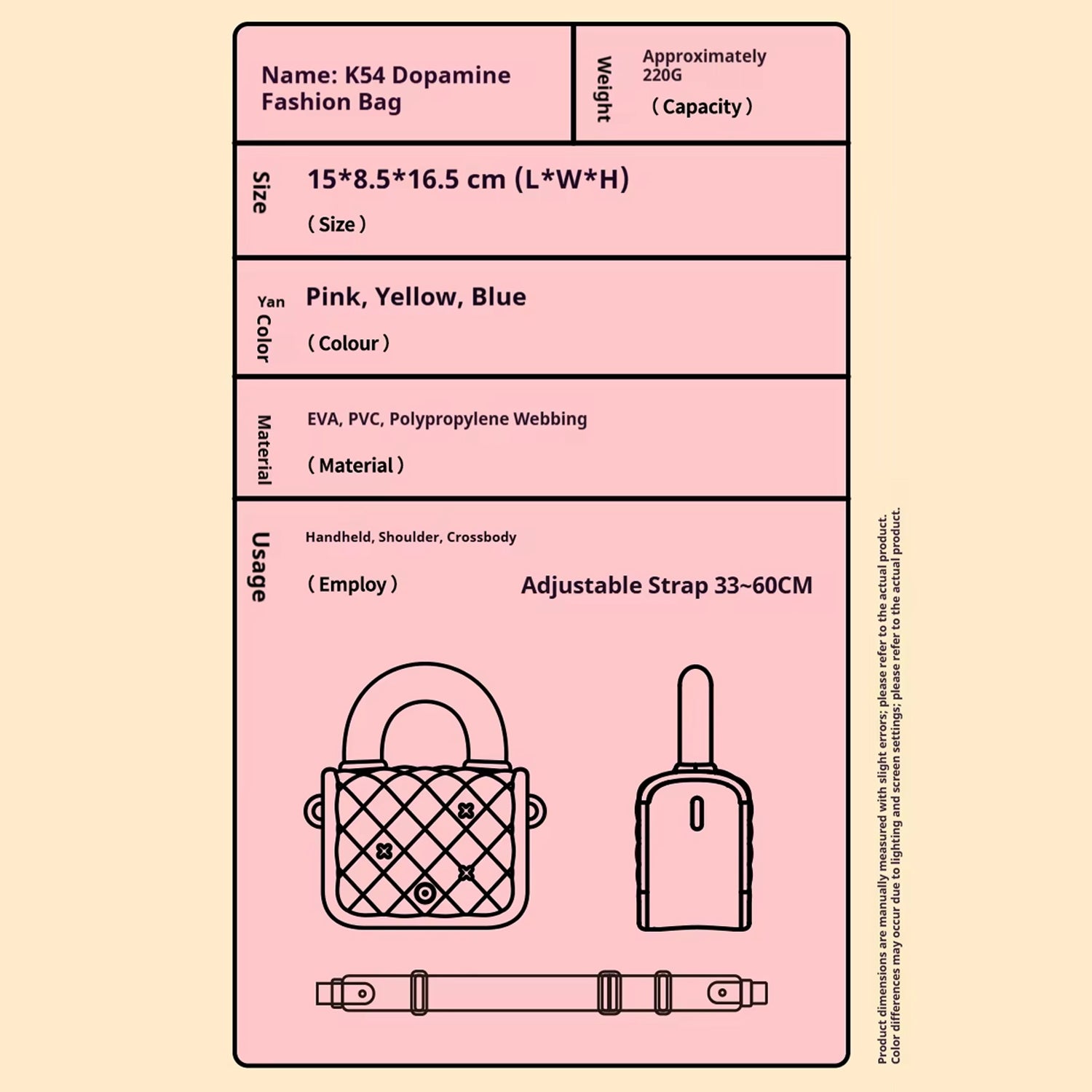 Cute Cartoon Kids Handbag – Rainbow Style Silicone Shoulder Bag for Girls