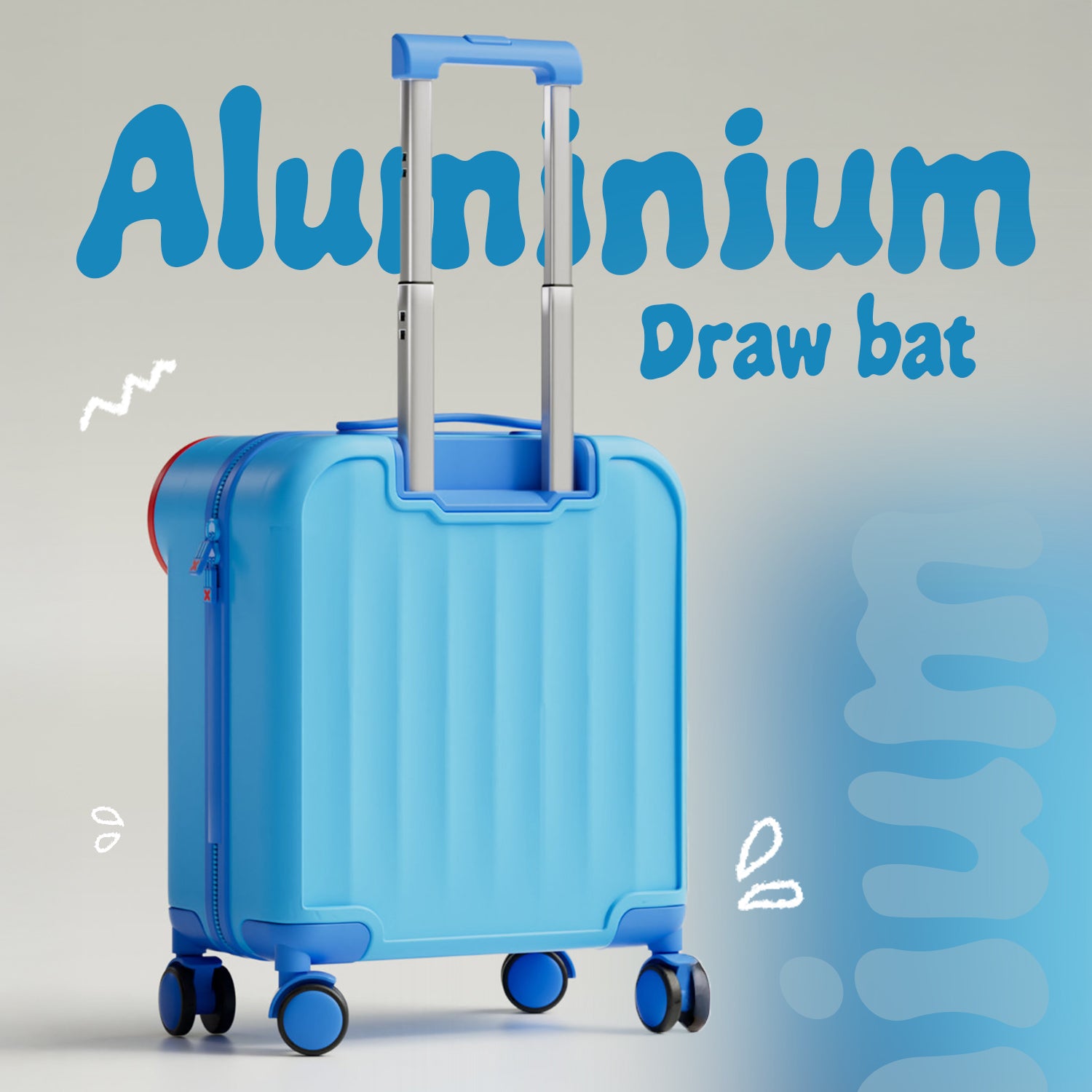 Kawaii Kids Rolling Suitcase | Fun Travel Luggage for Toddlers & Children