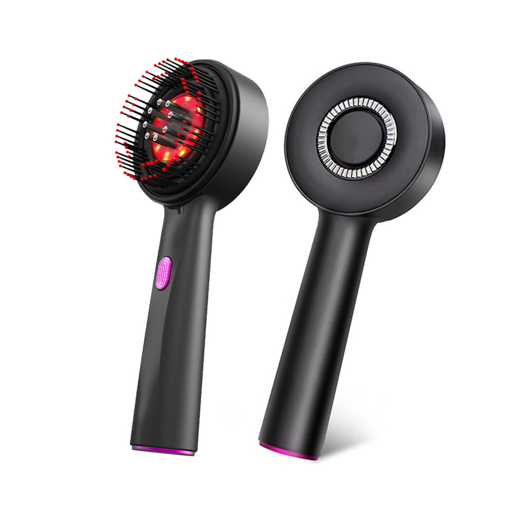 Scalp Massage Comb with Infrared Light & Oil Applicator | 3-in-1 Hair Care Massager