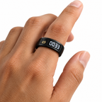 Smart Zikr Ring – Digital Tasbeeh Counter with Prayer Reminders & App Control