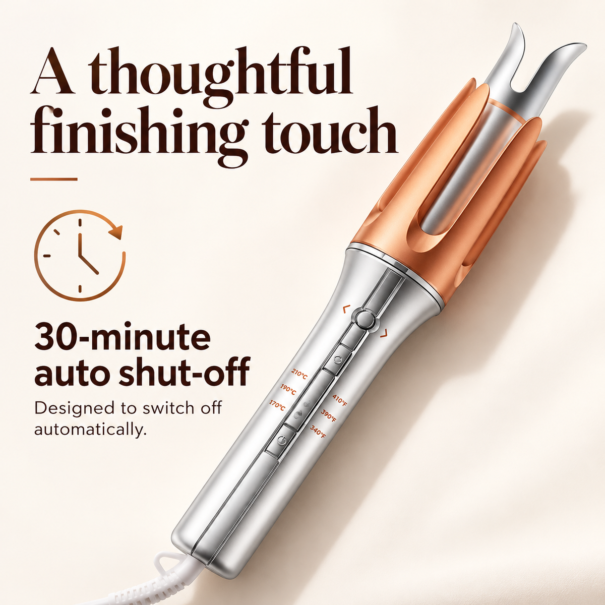 Automatic Hair Curler 25mm with 2-Way Rotation