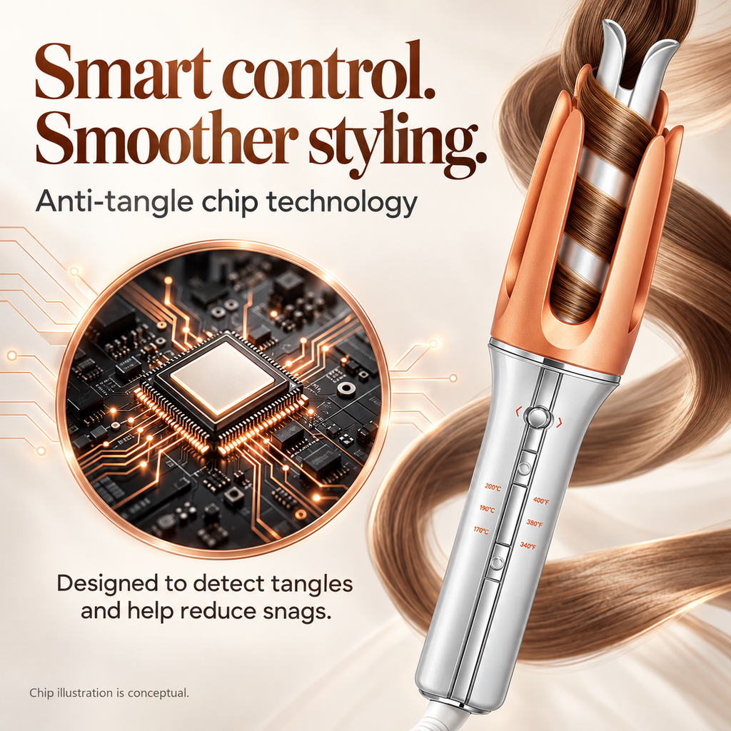 Automatic Hair Curler 25mm with 2-Way Rotation