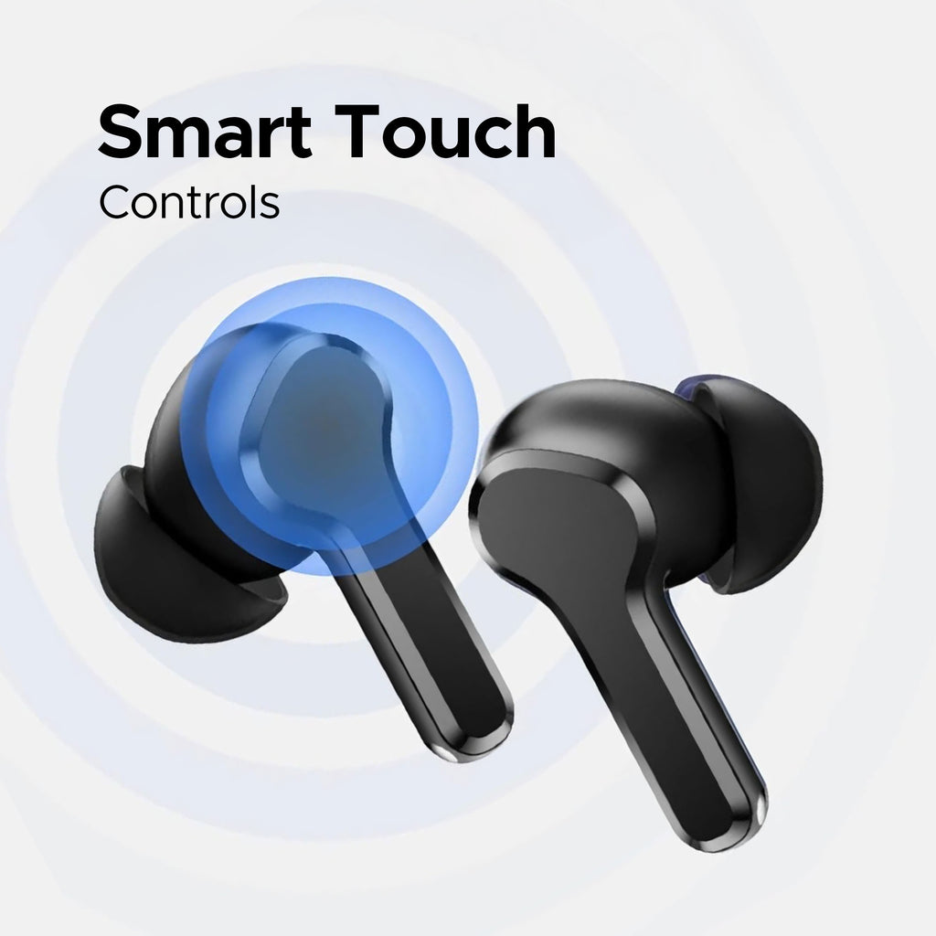 Buds T110 Bluetooth 5.4 Wireless Earbuds, 88ms Ultra Low Latency Gaming Mode, AI ENC Noise Cancelling for Calls, 38H Total Playtime, Deep Bass Stereo Sound, Headphones for iPhone/Samsung/Android